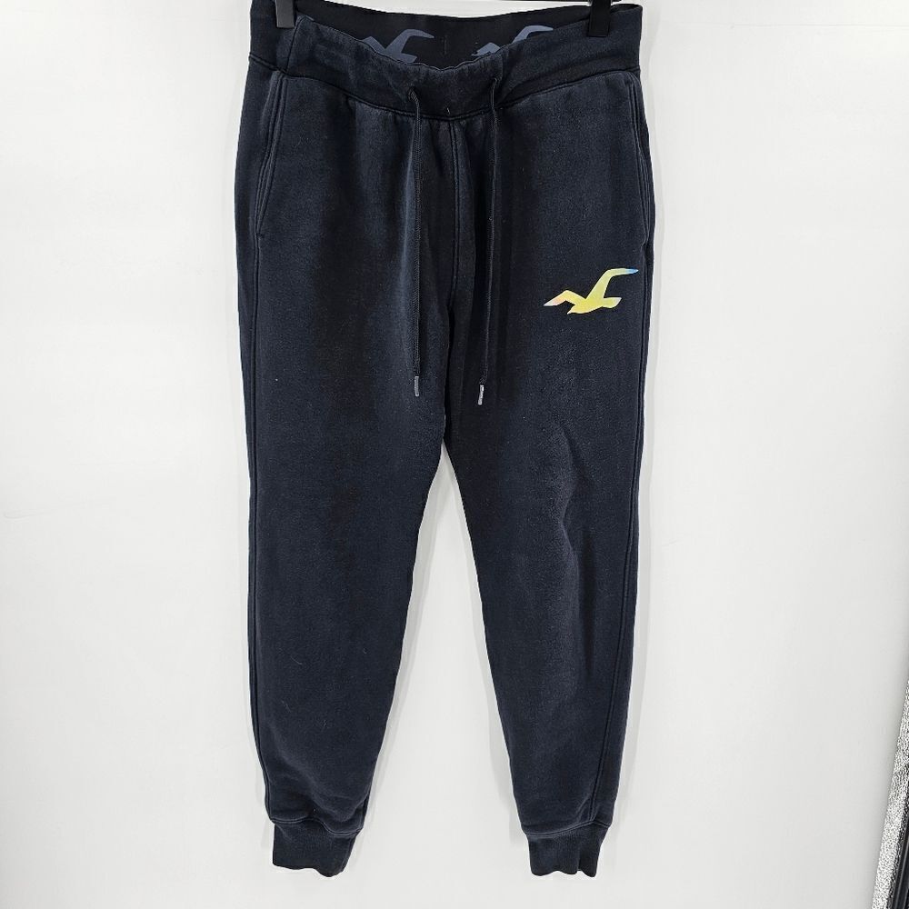 Hollister black sweats pants joggers xs comfy lounge
